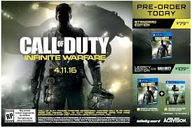 Infinite warfare has taken this one step further, setting most of the campaign and many of the multiplayer maps in space. Call Of Duty Infinite Warfare Ps4 Pre Order Plakat