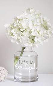 White Floral Vase Flowers Life Is Beautiful Iphone Phone Wallpaper Background Lockscreen Flower Arrangements Beautiful Flowers White Hydrangea