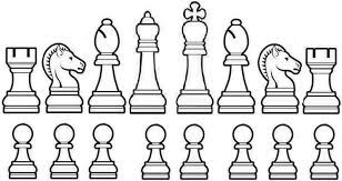 Fichas de ajedrez para colorear. 16 Piezas Para Empezar Chess Board Chess Pieces Chess Game