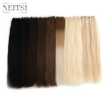 Have u slayed it before拾 |go check bio link to shop|. Neitsi Straight Machine Made Remy Human Hair Extensions 20 24 100g Pc Black Blonde Ombre Piano