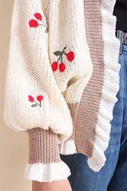 Maybe you would like to learn more about one of these? Cherries On My Sleeve Frilly Knit Cardigan Shopperboard