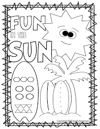 Color the worksheets according to the simple. Cute Summer Free Printable Coloring Pages Novocom Top