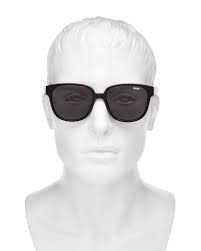 Dior Men S Flag Square Sunglasses In Black Gray Blue Black For Men Lyst