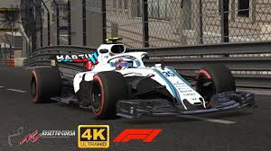 Assetto Corsa F1 2018 Monaco Williams Fw41 4k 60fps Gtx 1080 Ti Simracing Circuitdemonaco Monaco Assettocorsa F1 Monaco Grand Prix Monaco Williams F1