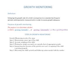 Growth Assessment And Monitoring