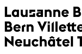 A narrow companion to suisse int'l, suisse int'l condensed measures about 80% of the width of the regular styles. Swiss Typefaces Typecache Com
