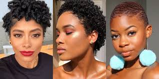 For a very short natural hairstyle, you can add to its glamour by shaving off the sides and creating a slit. 20 Short Natural Hairstyles Easy To Do Yve Style Com