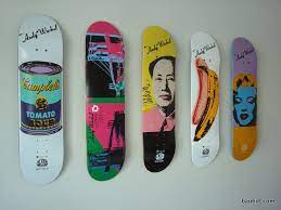 Skateboard decks wall decor mockup set. Skateboard Wall Art Skateboard Wall Art Skateboard Room Painted Skateboard