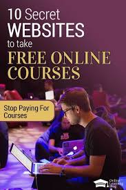10 Secret Websites To Take Free Online Courses Free Learning Websites Online Learning Learning Websites