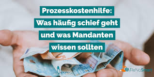 Unser ratgeber klärt sie über die. Prozesskostenhilfe Was Haufig Schief Geht Und Was Mandanten Wissen Sollten Alles Fur Renos