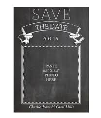 Our custom cards come in a variety of designs and are easy to personalize. Chalkboard Printable Save The Date Cards Chicfetti