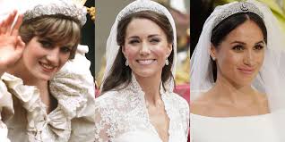 There was drama over meghan markle's tiara, it has been reported credit: Meghan Markle Kate Middleton Princess Diana Royal Wedding Comparison