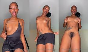 Gaiadagoddess Takes Off Her Black Dress - Explicit Scene