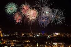 Fireworks show – Over the River