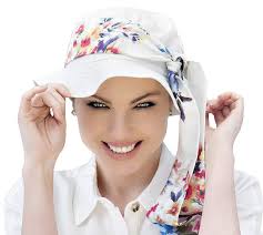 Masumi Lola Women Summer Hat with Scarf UPF 50+ Sun Protection Packable