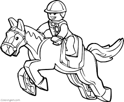 Find out your favorit images below. Lego Man Riding A Horse Coloring Page Coloringall