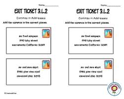 Capital Letters Commas And Quotation Marks Exit Tickets Printable Download Exit Tickets Quotations Quotation Marks