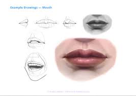 Drawing lips from the side. Tutorial Body Mouth Lips On Drawing Tutorial Deviantart