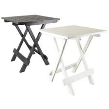 Table pliante d'appoint la table pliante en plastique 8 places possède un plateau en polyéthylène haute densité (pehd). Couleur Noire Table Basse D Appoint Pliante En Plastique 50 X 45 X 43cm Mobilier De Jardin Achat Prix Fnac