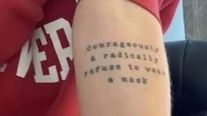 Jul 16, 2021 · cook county health (cch) will be offering the johnson & johnson vaccine to adults who are 18 and older at the chicago tattoo arts convention this weekend from july 16 through july 18 in rosemont. Woman Has To Hide Her Pre Covid Tattoo The Week Uk
