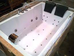 2 Person Indoor Whirlpool Jetted Hot Tub Spa Hydrotherapy Massage Bathtub 051a White W Bluetooth Bathtub Remodel Bathtub Small Bathroom