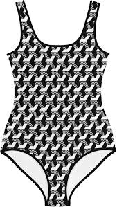 Simply browse an extensive selection of the best swimsuit woman one piece black with white and filter by best match or price to find one that suits you! Isometric Striped 3d One Piece Swimsuit For Kids Sporty Chimp Legging Workout Gear More