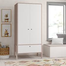 Mac helped me paint it and was thrilled to have it put into his room. Mack Milo Chisley 2 Door Children S Wardrobe Armoire Wayfair