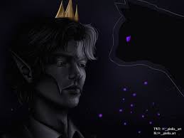 Ranboo in "Black Cat" from my series of paintings about DreamSMP members  and animals (links in comments) : r/dreamsmp