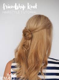 77 best men's haircuts + hairstyles for curly hair and how to style them! The Friendship Knot Hairstyle Tutorial Hair Romance