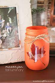 Mason Jar Fall Luminary Paint And Create Your Own Fall Mason Jar Crafts Mason Jar Crafts Diy Diy Jar Crafts