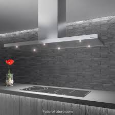Kitchen island hood vent 605. Futuro Futuro 60 Silvana Island Range Hood