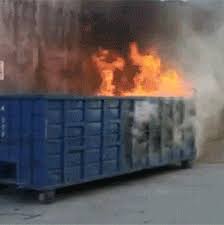 I have made fire gif. True Story Behind The 2016 Election Dumpster Fire Gif