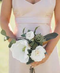 Bridesmaids Bouquets Magnolia Bouquet Blush Bridesmaids Bouquets Flower Bouquet Wedding Small Wedding Bouquets Simple Wedding Bouquets