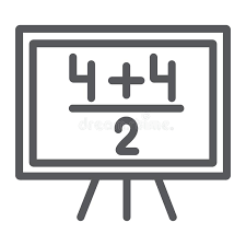 And we have seen how the whole message can be shown on a graph. Maths Example Line Icon Lesson And Mathematical Blackboard With Arithmetic Sign Vector Graphics A Linear Pattern On Stock Vector Illustration Of Mathematic Math 152320038