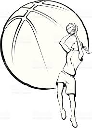 Become a great shooter in basketball with 7 basic shooting form techniques. Media Istockphoto Com Vectors Girl Basketball Player Shooting Vector Id155397454 Basketball Drawings Basketball Girls Basketball Tattoos