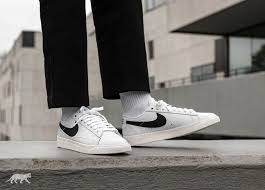 Black And White Nike Outfits Nike Wmns Blazer Low Prm In 2020 Nike Nike Blazer Hype Shoes