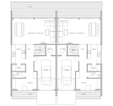 When it comes to small homes that don't feel like a compromise on quality or livability, many homeowners turn to house plans under 2,000 square feet. Duplex House Plan Ch159d In Modern Architecture House Plan