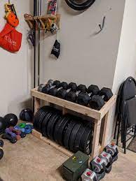 Plus, i slightly overspent on the squat rack and so needed a more diy approach. New Diy Weight Rack Working From Home Has Given Me Enough Time To Get My Garage Organized Homegym