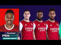The Faces Stats Overalls Of The Arsenal Players In Pes 2021 Gunners