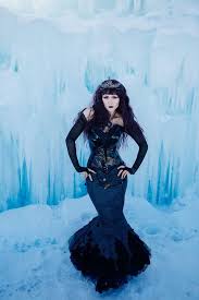 #goth #goth mermaid #black mermaid tail #gothic mermaid. Sea Witch Goth Mermaid Wedding Dress Black Gothic Drag Queen Etsy