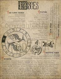 Pisces Astrological Sign Correspondences Book Of Shadows Etsy Book Of Shadows Zodiac Book Astrology Signs