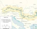The Danube River - World in maps