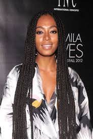 Solange Knowles In Diane Von Furstenberg Tom Lorenzo Box Braids Styling Short Box Braids Box Braids Hairstyles