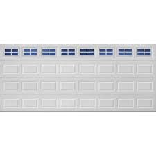 Amarr Lincoln 1000 Series White Panel Garage Door Multiple Options Sam S Club Garage Door Windows Garage Doors Double Garage Door