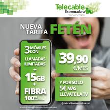 Solo con un router 4g navegarás tan rápido como la fibra. Telecable Extremadura Moviles De La Familia E Internet De Casa En Una Sola Tarifa Telecable Te Presenta Feten