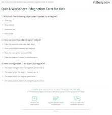 Magnetism Worksheet For High School Worksheet List
