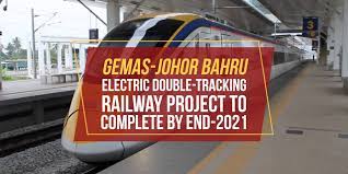 Construction on the project began in january 2018. Gemas Johor Bahru Electric Double Tracking Railway Project To Complete By End 2021 Johor Now
