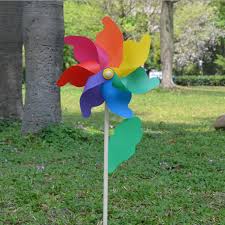 Find all lawn accents at wayfair. Rainbow Wind Spinner Outdoor Windmill Pinwheel Yard Lawn Garden Decor Craft Gift Wind Chimes Hanging Decorations Aliexpress