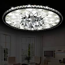 Fsd Runde Wohnzimmer Led Kristall Deckenleuchte Moderne Minimalistische Atmosphare Europaische Lobby R Kristall Lampe Kristall Deckenleuchte Deckenlampe Rund