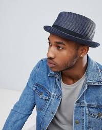 Sombrero Paja Dasmarca Bobby Ivory White Porkpie Hat Retro Porkpie Two Tone  Porkpie Sombrero Vaquero Hombre